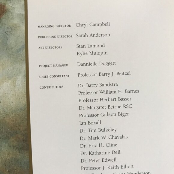 Biblica: The Bible Atlas Book & CD-ROM Coffee Table XL 13 X 11 - Picture 7 of 15